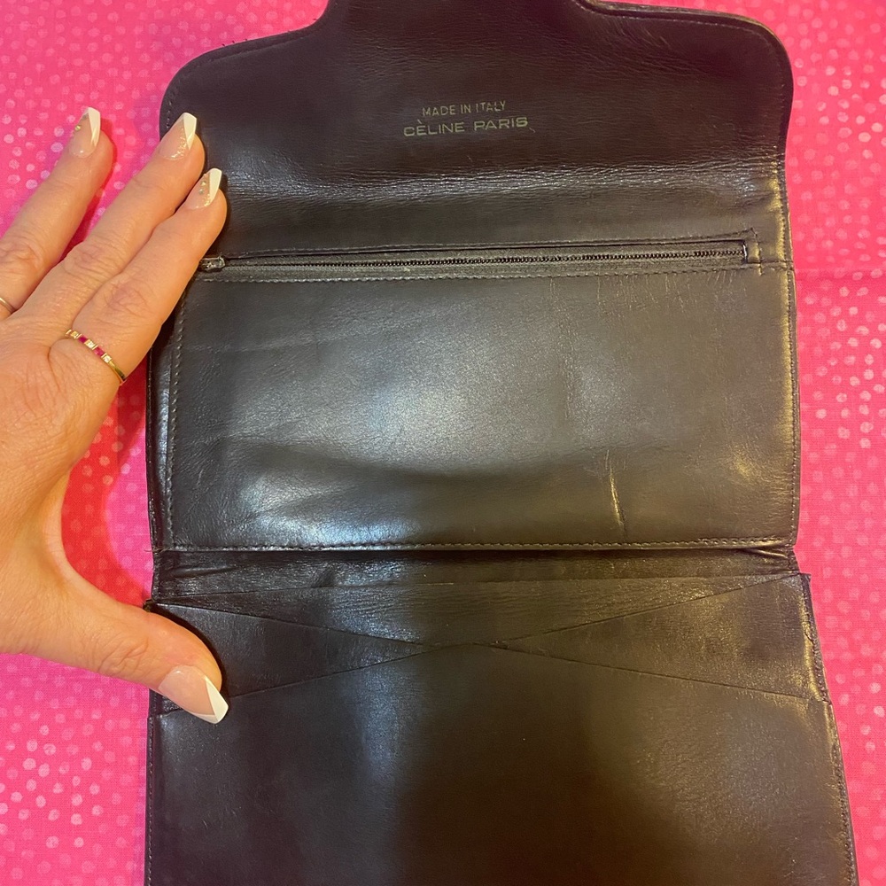 Black Vintage Celine Clutch Authentic - Picture 2 of 11